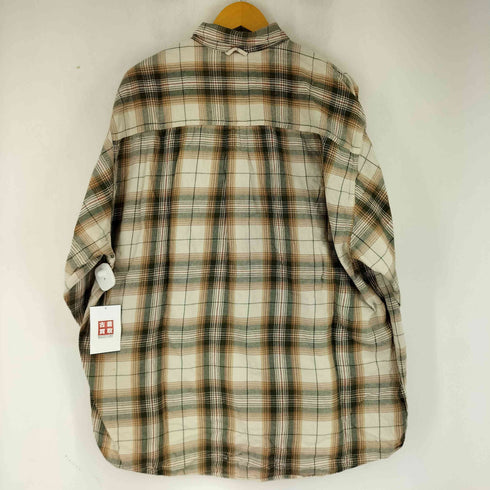 エディーバウアー Eddie Bauer 00S 白タグ L/S チェックシャツ フラップポケット メンズ JPN:XL