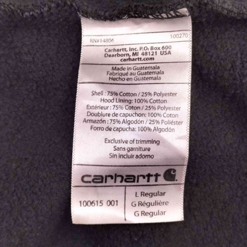 カーハート Carhartt 企業ロゴ刺繍 フーディ メンズ JPN:L