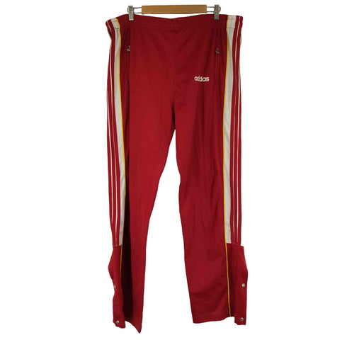 アディダス adidas 80-90S 万国旗タグ サイドスナップ トラックパンツ メンズ