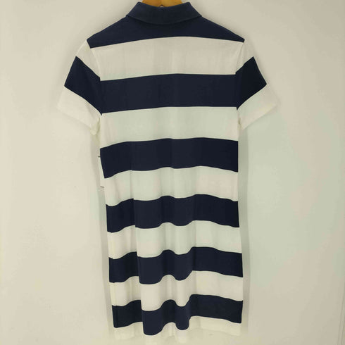トミーヒルフィガー TOMMY HILFIGER 刺繍ロゴ ポロ ワンピース レディース M