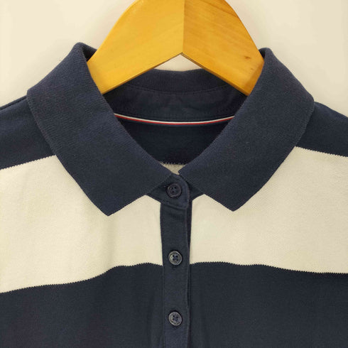トミーヒルフィガー TOMMY HILFIGER 刺繍ロゴ ポロ ワンピース レディース M