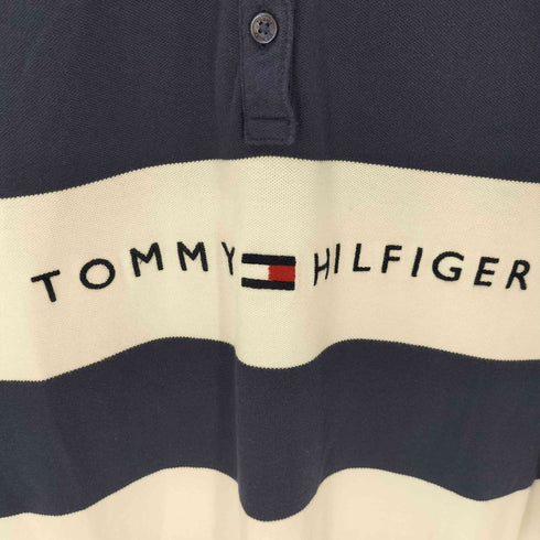 トミーヒルフィガー TOMMY HILFIGER 刺繍ロゴ ポロ ワンピース レディース M