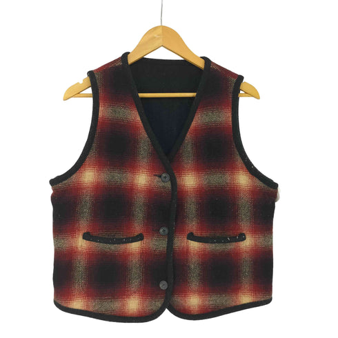 エディーバウアー Eddie Bauer リバーシブル オンブレ メルトンベスト レディース import:M