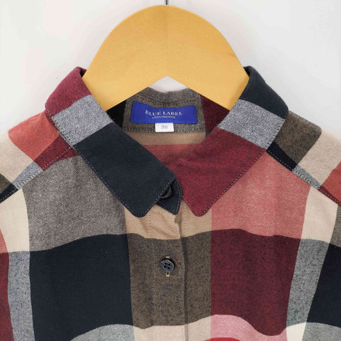 ブルーレーベルクレストブリッジ BLUE LABEL CRESTBRIDGE ロングスリーブ チェックシャツ レディース 38