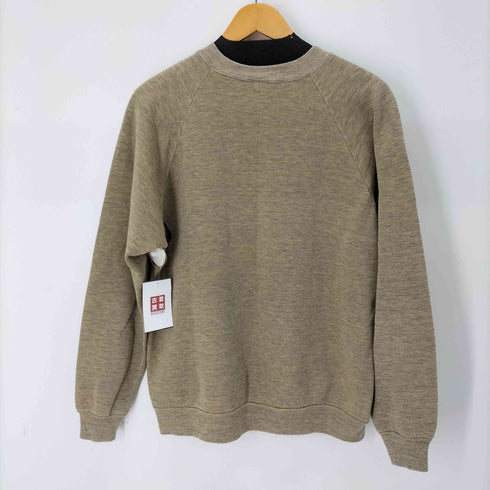 80s USA製 キャラクタープリント ラグランスリーブスウェット 白足 メンズ JPN:XL