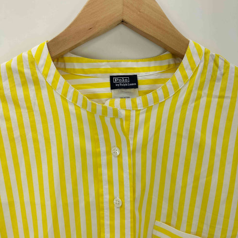 ポロバイラルフローレン Polo by RALPH LAUREN ポニー刺繍 ストライプ プルオーバー シャツワンピース レディース