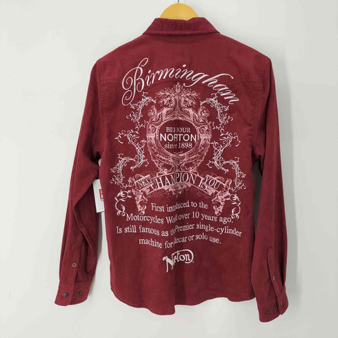 ノートン NORTON フェイクスウェードウエスタンシャツ メンズ JPN:M