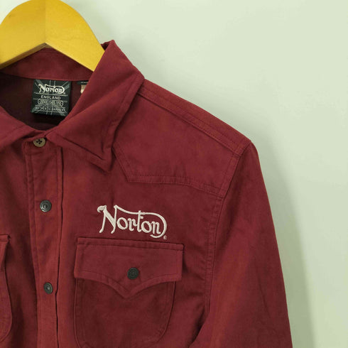 ノートン NORTON フェイクスウェードウエスタンシャツ メンズ JPN:M