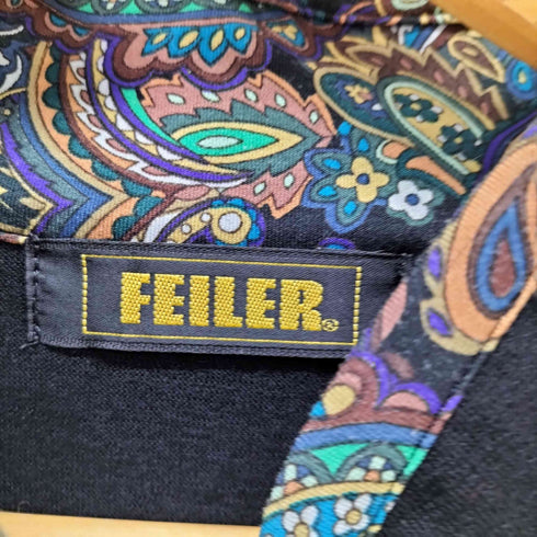 フェイラー FEILER ハーフボタンプルオーバーニット レディース L