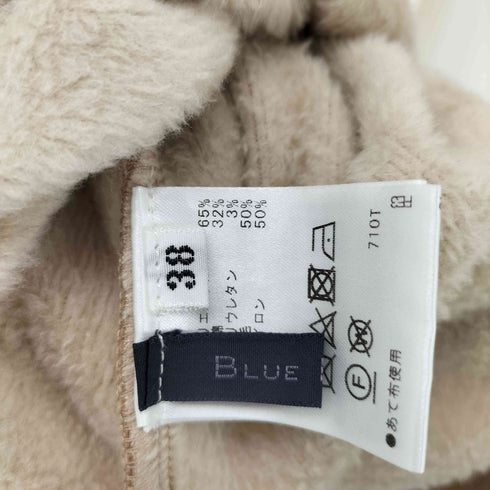 BLUE FRONCE 異素材 裏起毛 プルオーバーパーカー レディース 38