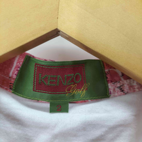 ケンゾー KENZO 柄切替 ポロシャツ レディース 2