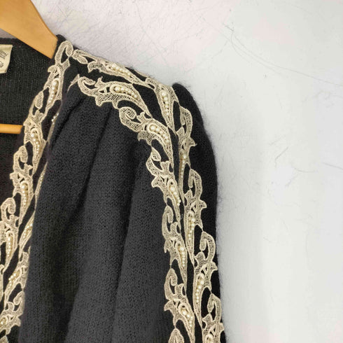 soiree de hiromi ハンドメイド パール プルオーバーニット レディース