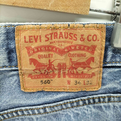 リーバイス Levis ボタン裏4649 560 ルーズフィット テーパードデニムパンツ メンズ 34×32