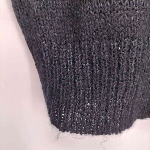soiree de hiromi ハンドメイド パール シルク混 クルーネックカーディガン レディース