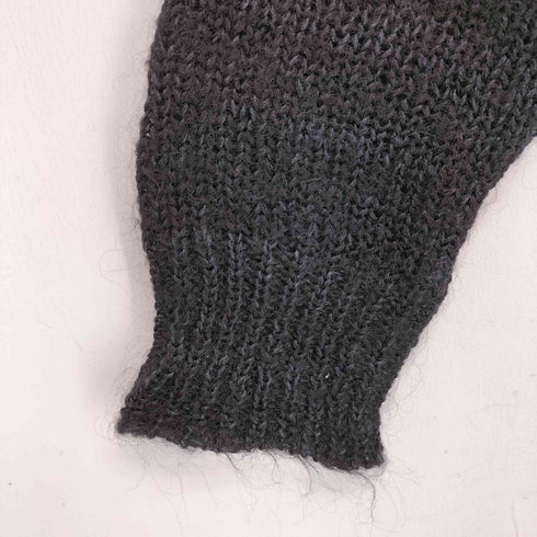 soiree de hiromi ハンドメイド パール シルク混 クルーネックカーディガン レディース