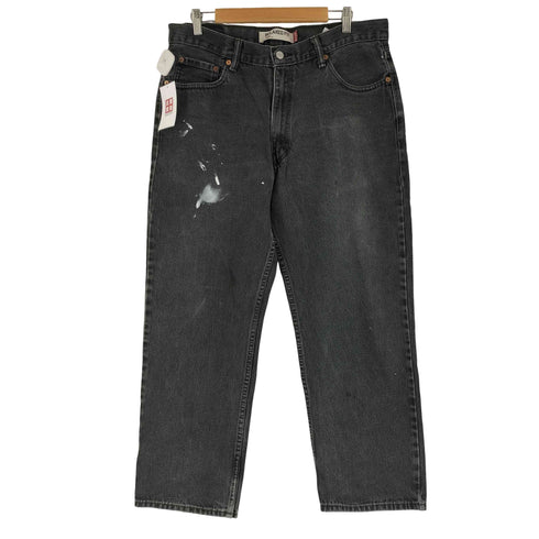 リーバイス Levis 00S RELAXED FIT 550ブラックデニムパンツ メンズ 36/30