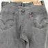 リーバイス Levis 00S RELAXED FIT 550ブラックデニムパンツ メンズ 36/30
