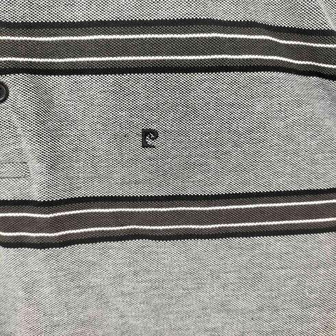 ピエールカルダン pierre cardin マルチボーダーポロシャツ メンズ import:S