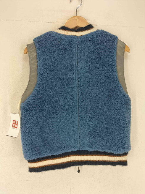 PRIDE INTERNATIONAL DESIGN ワッペンデザインボアダブルジップベスト レディース 36