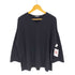 ブレンハイム BLENHEIM カシミヤ混 アシンメトリーヘム Vネック ニット セーター レディース JPN:M