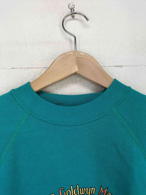 ヘインズ Hanes 80s USA製 フロントプリントラグランスウェット メンズ S