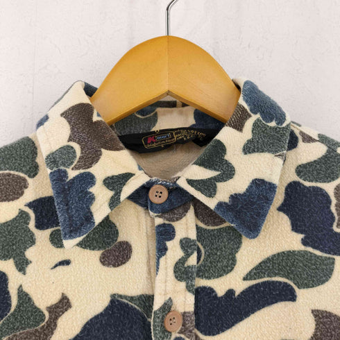 K mart 70-80s Sports man Shirt 総柄 シャモアクロス シャツ メンズ import:L