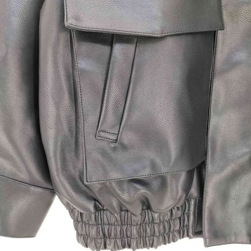 スライ SLY 24aw LEATHER FLIGHT ジャケット レディース JPN:2