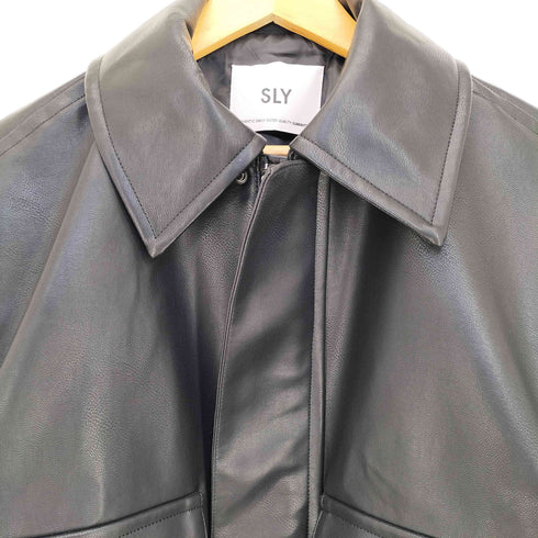 スライ SLY 24aw LEATHER FLIGHT ジャケット レディース JPN:2