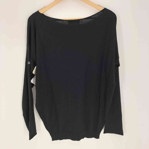 ザディグエヴォルテール ZADIG&VOLTAIRE シルク カシミヤ ボートネック ニット セーター レディース import:XS