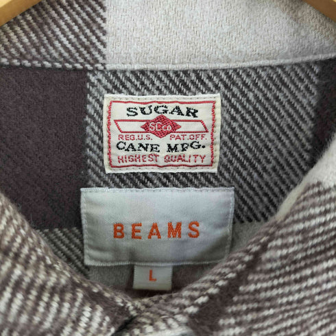 シュガーケーン SUGAR CANE 別注 ブロックチェックビッグワークシャツ メンズ JPN:L