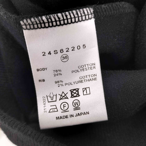 ルシェルブルー LE CIEL BLEU 24SS Zip Detail Sweatsh ジップ ディティール スウェット レディース JPN:36