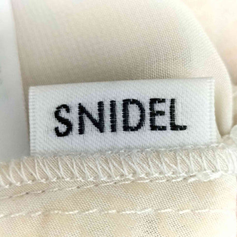 スナイデル snidel 23ss ボリュームボウタイブラウス レディース ONE SIZE