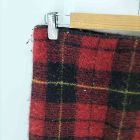 ポロラルフローレン POLO RALPH LAUREN チェック アルパカ混 ニット ミニスカート レディース JPN:S
