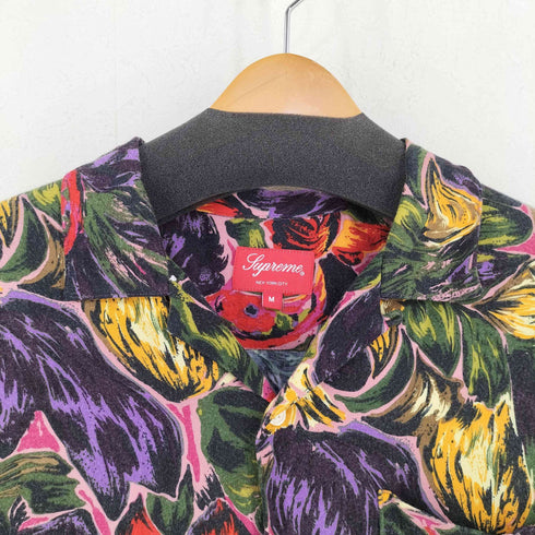シュプリーム Supreme Painted Floral Rayon Shirt フローラル レーヨン シャツ メンズ import:M