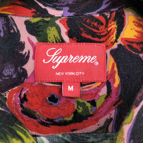シュプリーム Supreme Painted Floral Rayon Shirt フローラル レーヨン シャツ メンズ import:M
