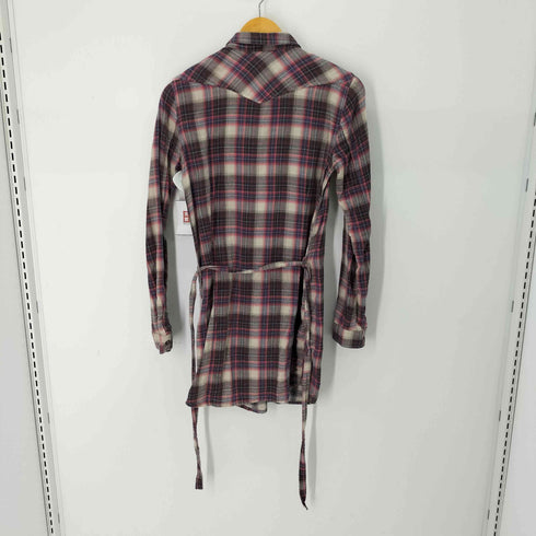 ディーゼル DIESEL チェック ロングシャツ レディース import:S