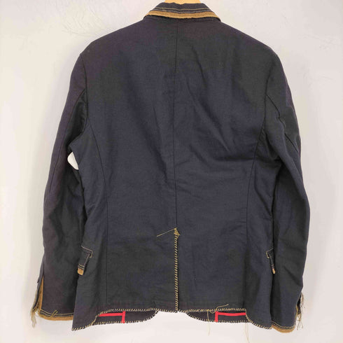 ニーキューイチニーキューゴーオム 291295=HOMME ステッチデザイン リネンコットン テーラードジャケット メンズ JPN:2