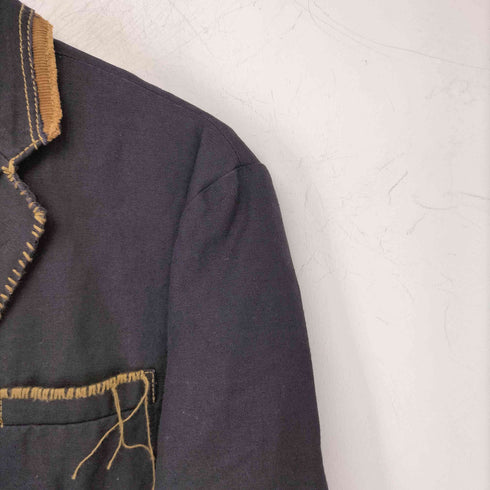 ニーキューイチニーキューゴーオム 291295=HOMME ステッチデザイン リネンコットン テーラードジャケット メンズ JPN:2