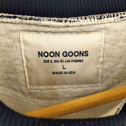 ヌーングーンズ NOON GOONS USA製 クルーネックスウェット メンズ import:L