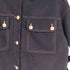 ザラ ZARA コントラストトップステッチ入りジャケット レディース import:S