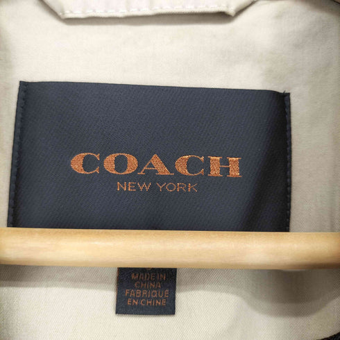 コーチ COACH 裏地シグネチャーロゴトレンチコート レディース S