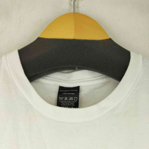 N NUMBER GLITTER PRINTED T-SHIRT メンズ JPN:2