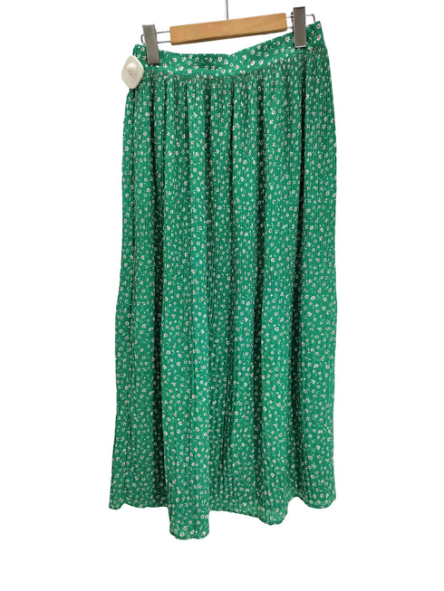 ザラ ZARA 花柄 総柄 プリーツ スカート レディース S