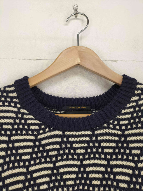スコッチアンドソーダ SCOTCH&SODA 総柄クルーネックニット メンズ L
