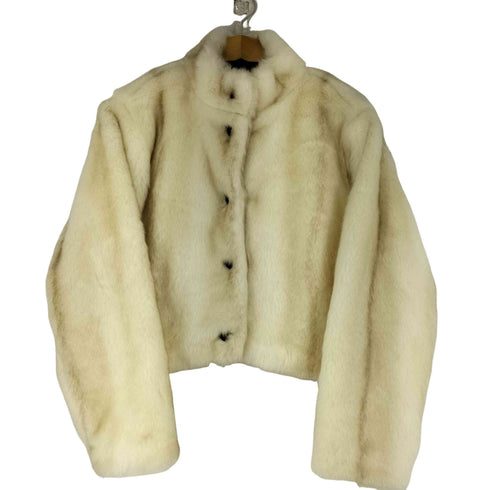 アトモスピンク ATMOS PINK スタンドカラー ショートファーコート レディース FREE