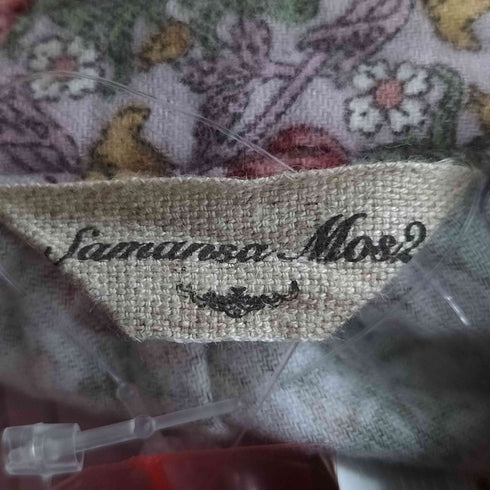サマンサモスモス samansa Mos2 壁紙花柄ワンピース レディース FREE