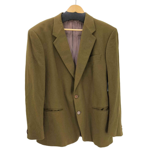 OSVALDO TESTA イタリア製 FRATELLI TALLIA 裏地総柄 2B カシミヤ テーラード ジャケット メンズ EUR:52