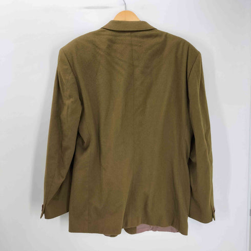 OSVALDO TESTA イタリア製 FRATELLI TALLIA 裏地総柄 2B カシミヤ テーラード ジャケット メンズ EUR:52