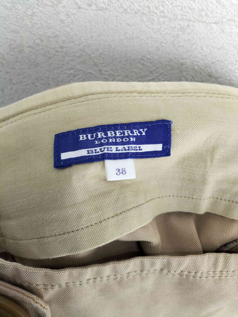 バーバリーブルーレーベル BURBERRY BLUE LABEL デザインスリットスカート レディース 38