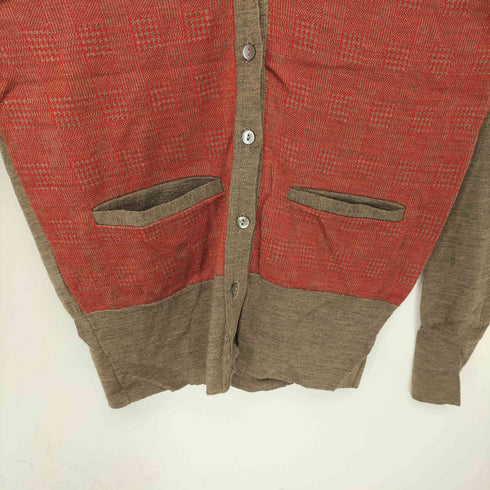 ジョンスメドレー JOHN SMEDLEY イングランド製 チェックカーディガン レディース JPN:M